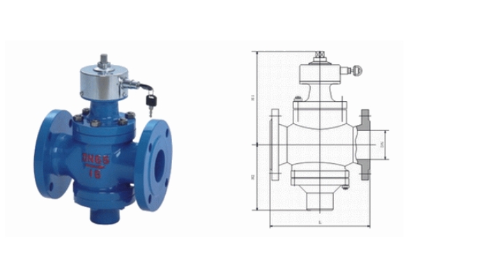 中核苏阀zlf自力式平衡阀结构图